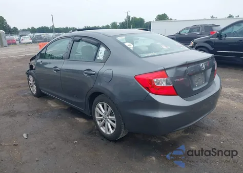 2012 Honda Civic Ex from USA, damaged, VIN 19XFB2F89CE027691